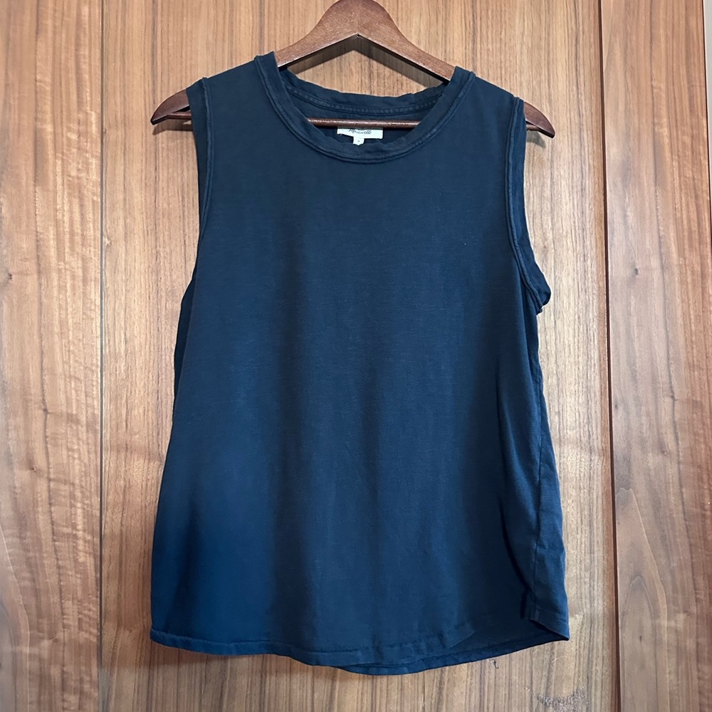 Madewell Charcoal Muscle Tank